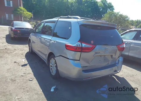 2015 Toyota Sienna Le 7 Passenger из США, поврежденный, VIN 5TDJK3DC4FS099108